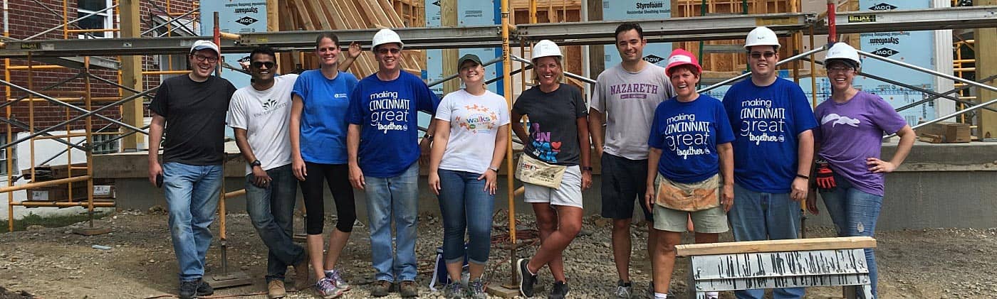 Associates building house for Habitat for Humanity