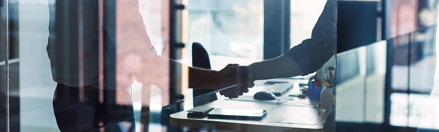 handshake in conference room
