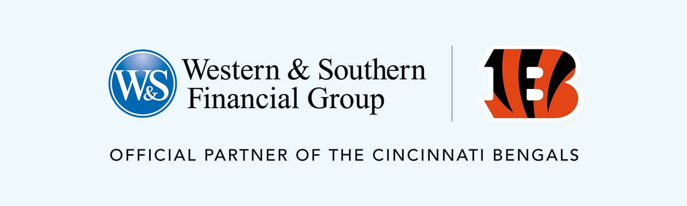 Logos of Western & Southern and the Cincinnati Bengals