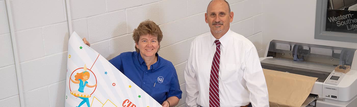 Associates in print shop