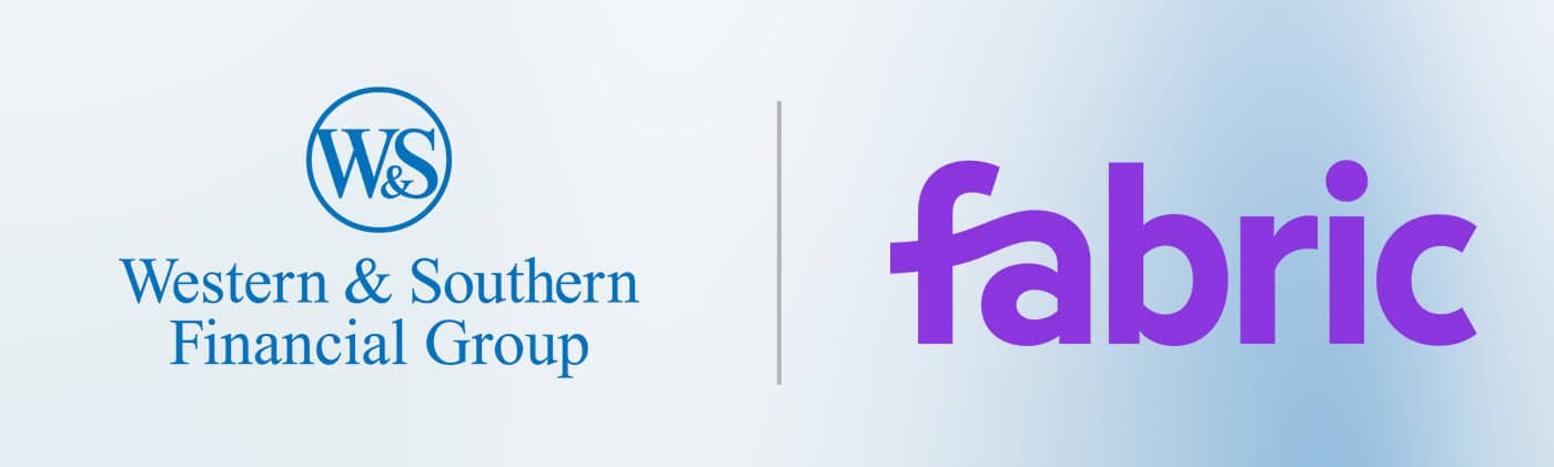 WS and Fabric logo with line