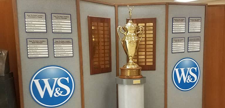 Presidents Trophy in Lobby