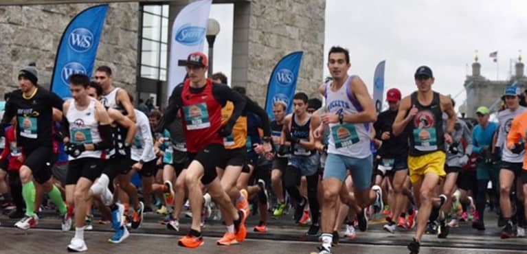 Runners start