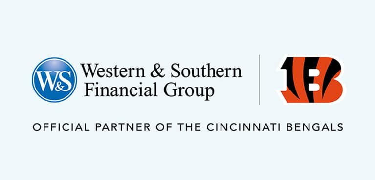 Logos of Western & Southern and the Cincinnati Bengals