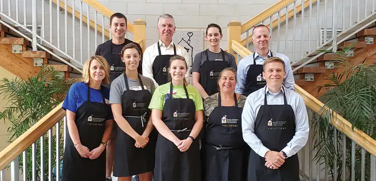 Fort Washington associates at Ronald McDonald House