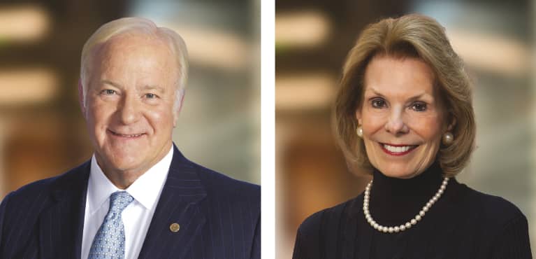 John Barrett and Maribeth Rahe