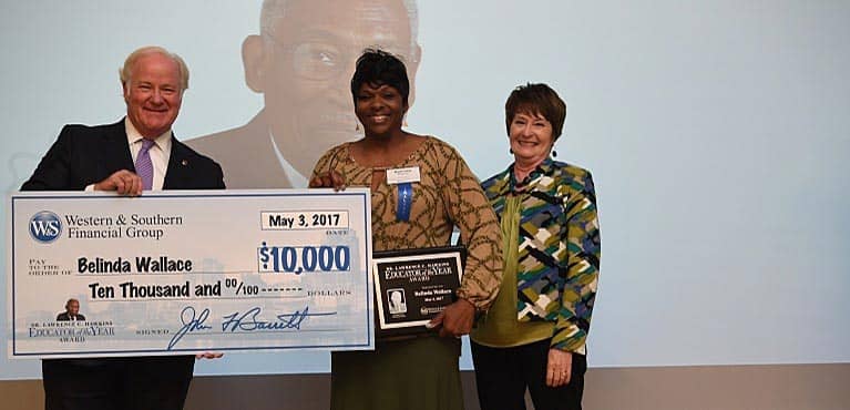 John Barrett Presenting Hawkins Award