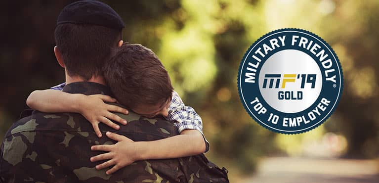 2019 military friendly top 10 employer award