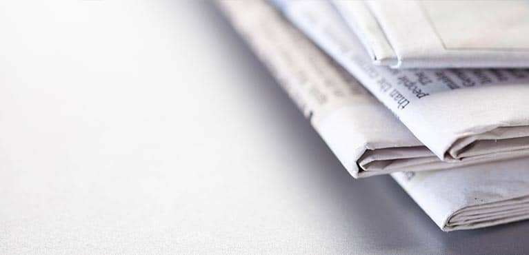 Newspaper stack