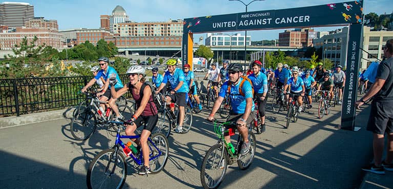 Ride Cincinnati 2019 starting line