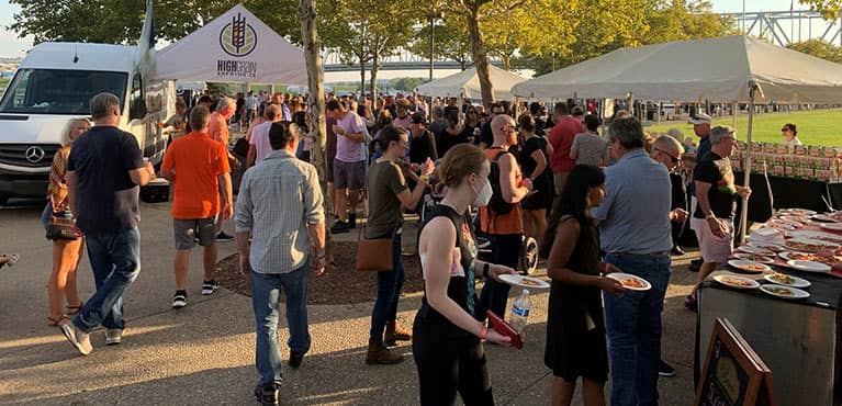 Slice Night crowd 2021