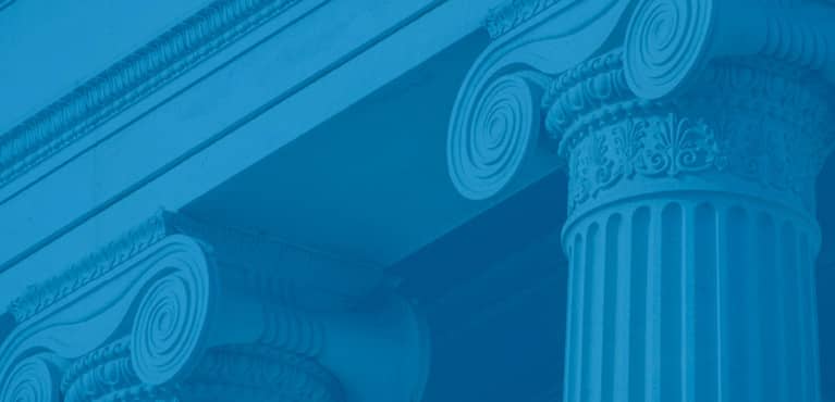 building columns show strength and stability