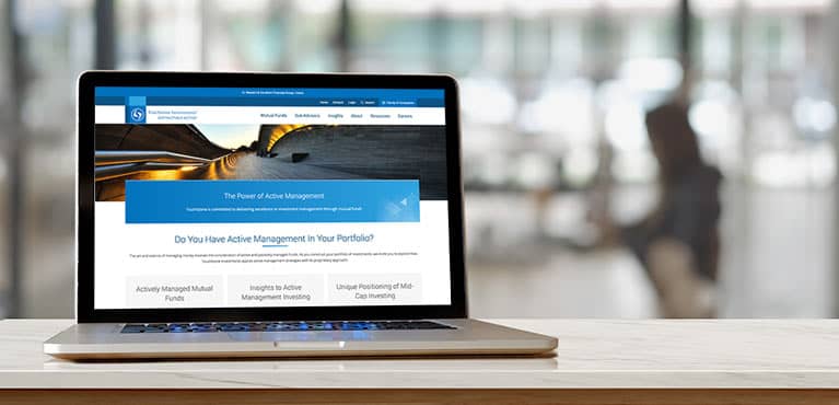 touchstone investments homepage screen shot