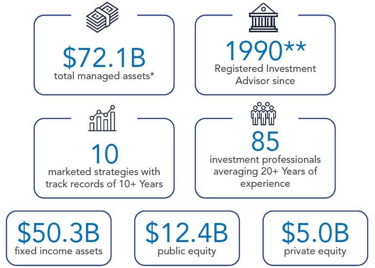 Introduction to Strategic Income data points including AUM