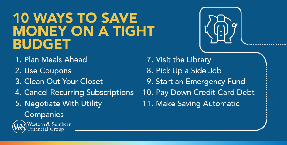 10 Ways to Save Money on a Tight Budget