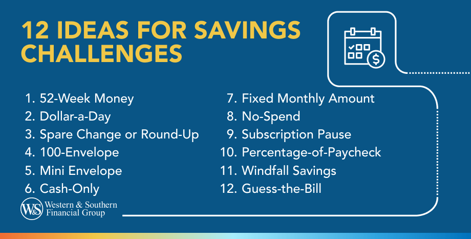 7 Savings Challenge Ideas