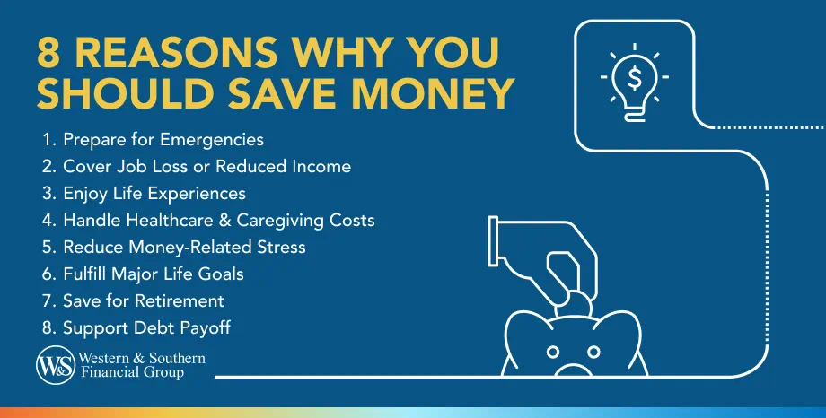 Reasons why you should save money.