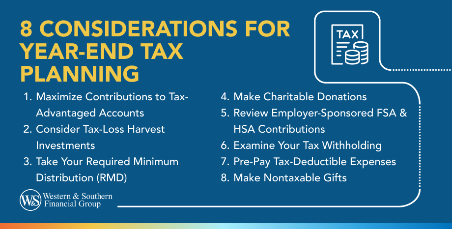 8 Considerations For Year-End Tax Planning